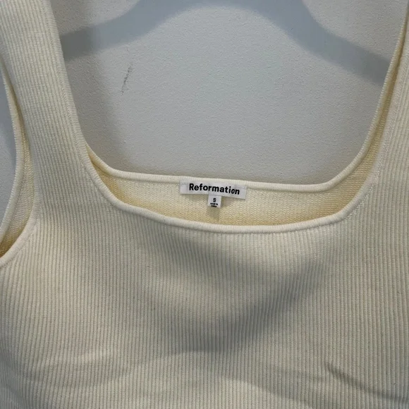 Reformation Julia Ribbed Sweater Tank – Size Small - Picture 5 of 5